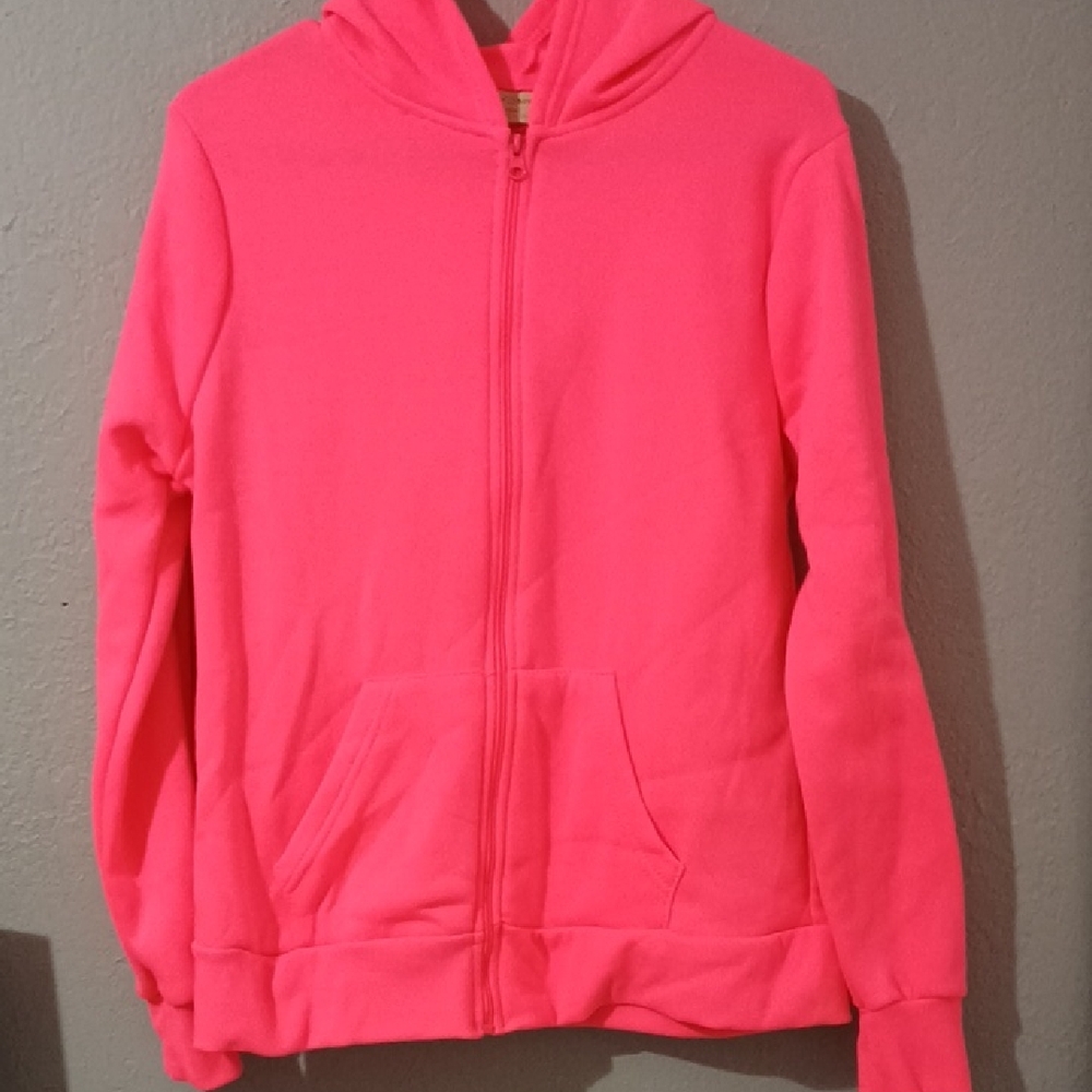 Bobbie Brooks Neon Pink Hoodie Jacket